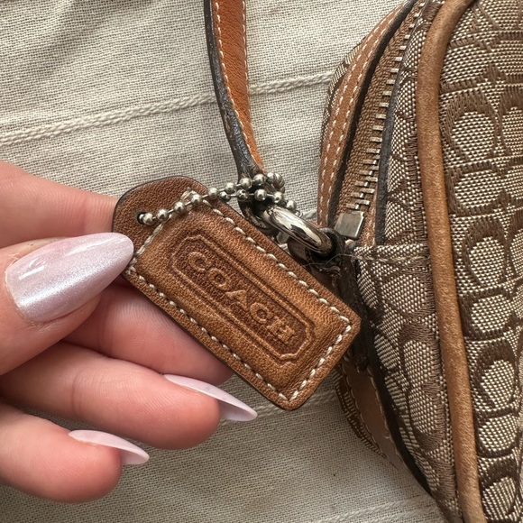 Coach Brown Monogram Crossbody Bag - Picture 4 of 9